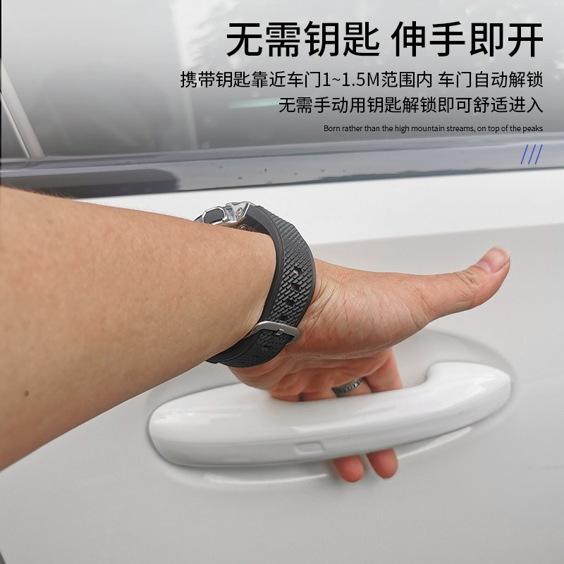 22-24款宾士C级c200l无钥匙进入C260L改装感应门把手舒适进入