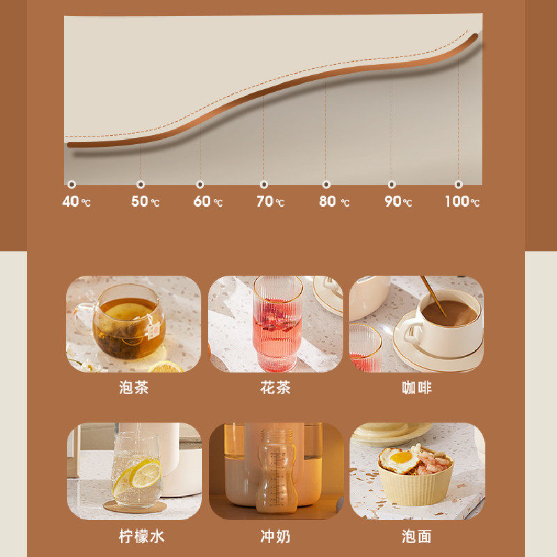 电热水壶自动家用泡茶专用煮开水壶饮水机烧水壶保温一体