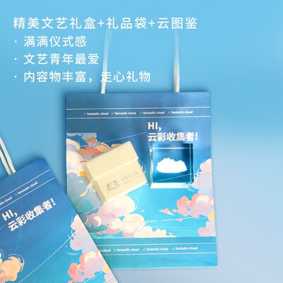 领养一朵云淡积云生日礼物送闺蜜高级摆件立方女三八妇女节女神节