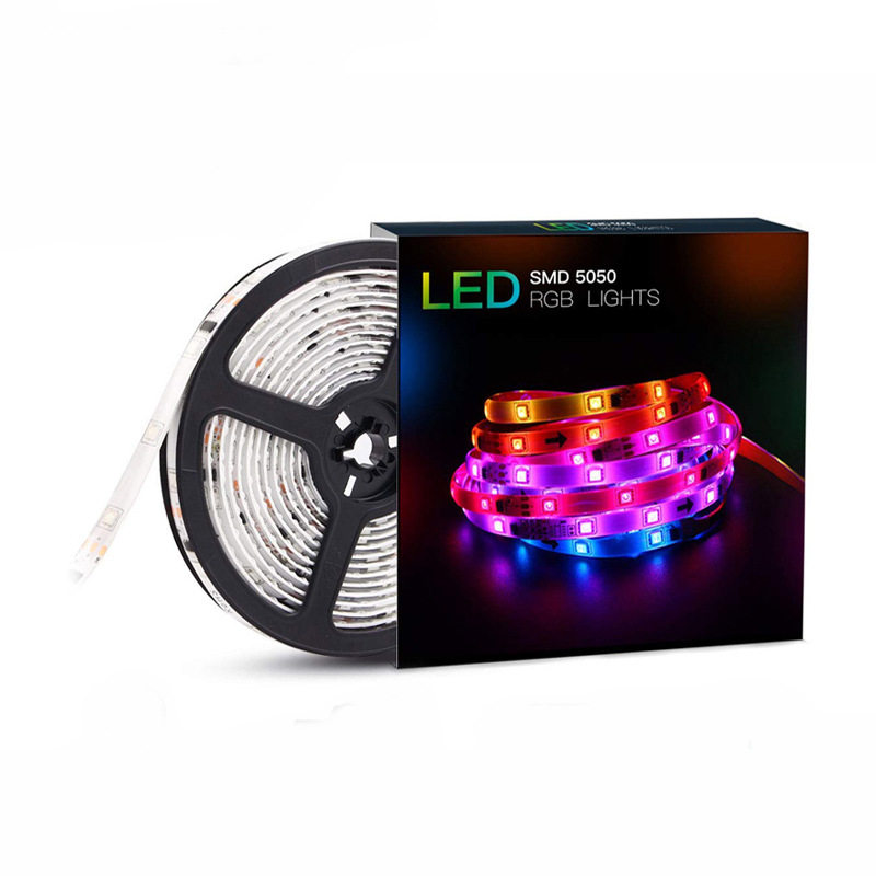 5050LED幻彩灯带 低压七彩跑马灯音乐律动家用超亮装饰吊顶长条灯