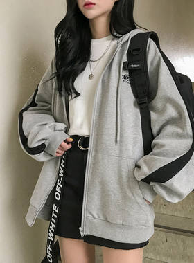 16秋冬装加厚加绒卫衣女15初中学生14岁外套少女装12大童上衣服13