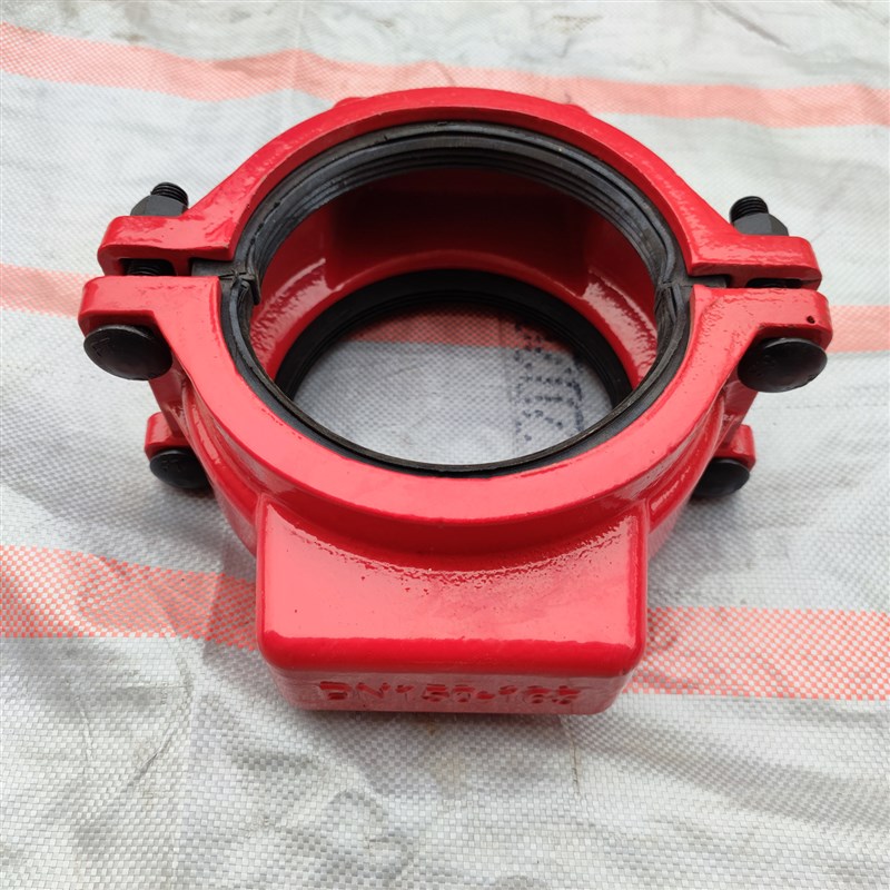 消防卡箍抱箍弯头管箍堵漏器镀锌管沟槽补漏消防管卡子堵漏哈夫节