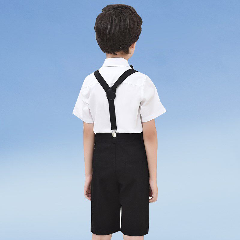男童礼服套装夏季儿童大合唱主持人表演服男孩琴钢演出服花童走秀