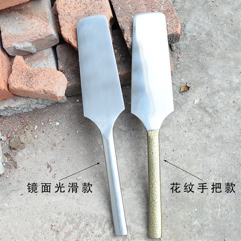 孟传国不锈钢砖刀瓦工工具建筑瓦刀双面砖刀砌墙砌砖神器砍砖泥刀