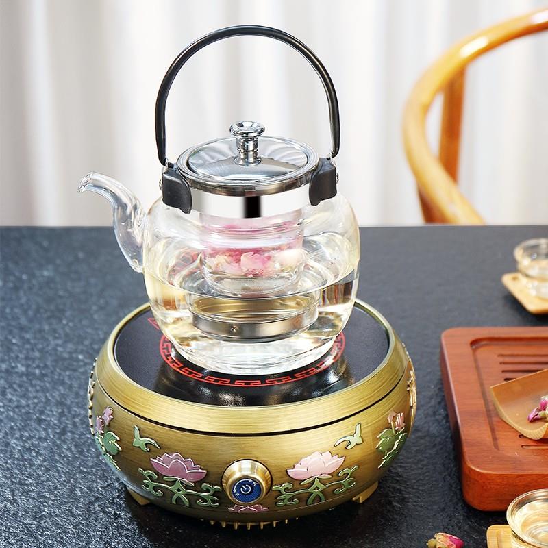 电陶炉茶炉小型煮茶器玻璃壶铁壶烧水泡茶壶光波炉陶瓷壶玻璃壶