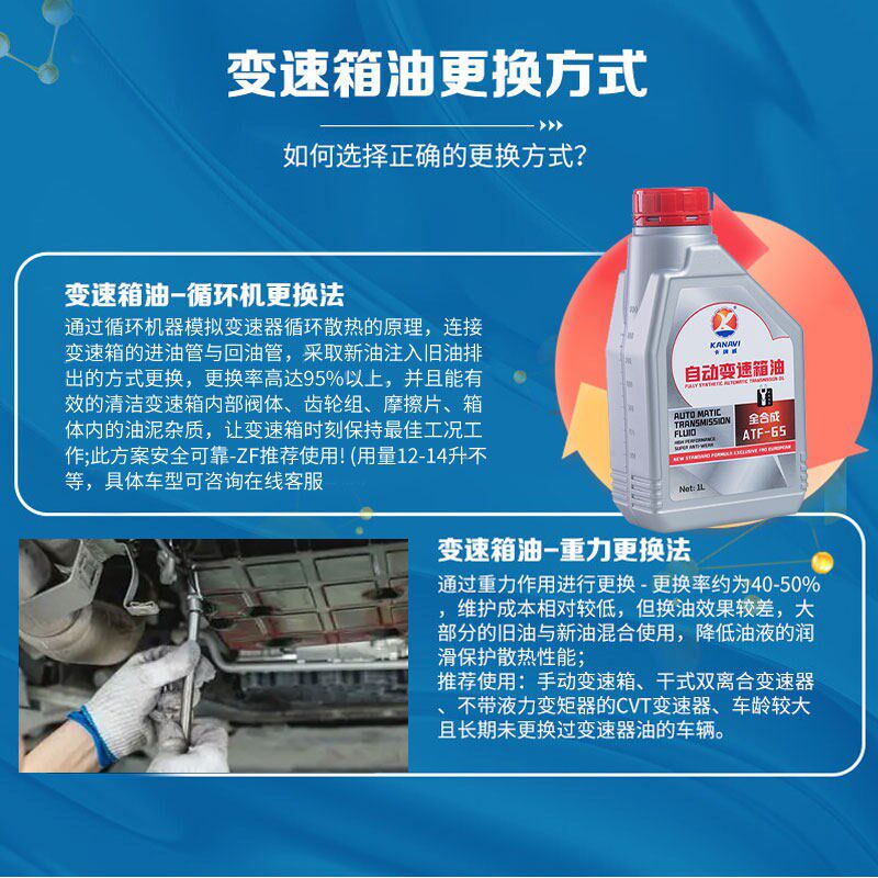 适用于江铃驭胜S350域虎7变速箱油 6AT 六档自动变速器专用油4L