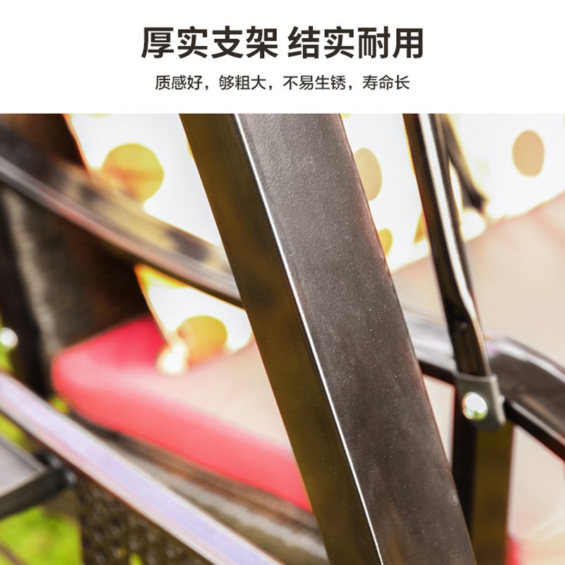 户外秋千庭院室外花园阳台双人铁艺摇椅摇摇椅吊床秋千椅网红吊椅