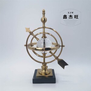 欧式水晶玻璃地球仪摆件家居饰品创意客厅书房酒柜办公室桌面摆设