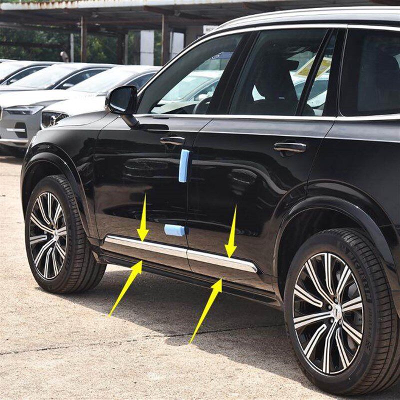 沃尔沃XC90车门饰条亮条车身饰板门槛装饰条护板侧裙底大边