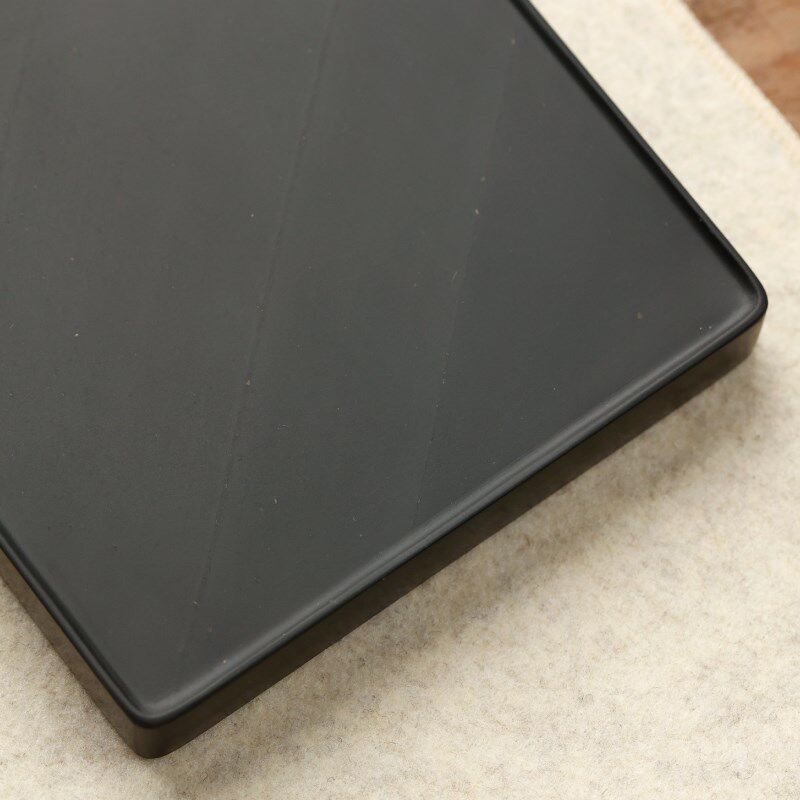 鲍林青明方素砚 实用精制文房书法专用原石礼品研墨歙砚古典中式