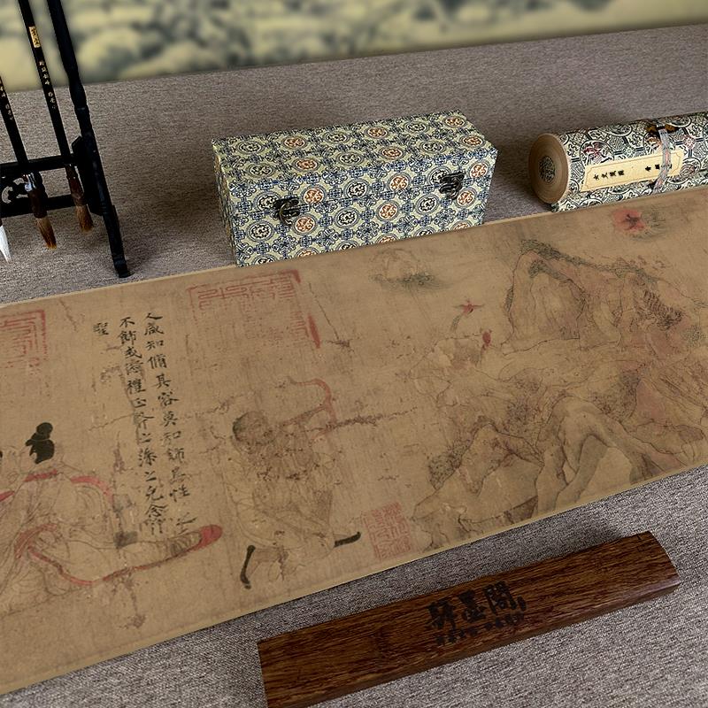 东晋顾恺之女史箴图国画仕女图古代人物画中式客厅装饰背景墙挂画