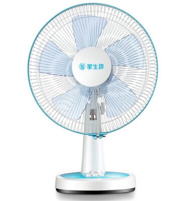 华生电风扇台扇家用机械台式转页扇 12/16寸摇头静音宿舍鸿运风扇