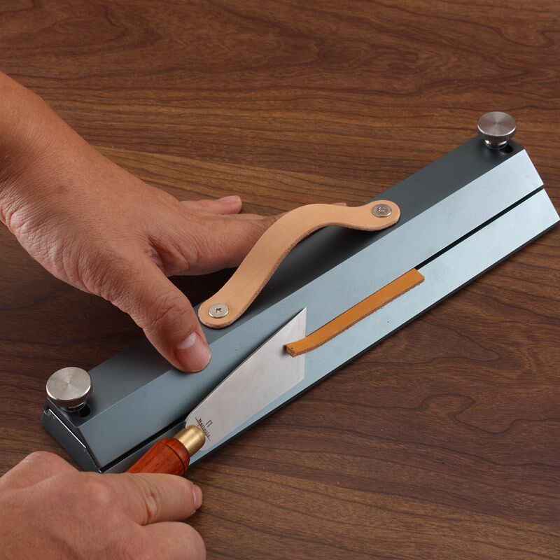 Vulcaan 驹缝裁皮工具铝合金材质 4560角 手工DIY皮革制作工