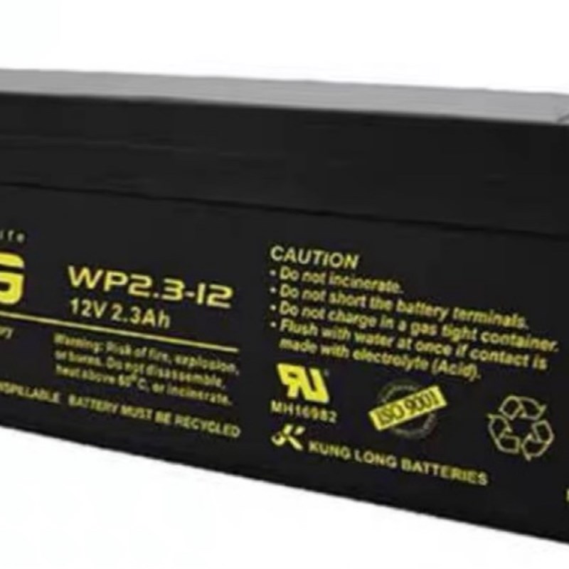 广隆LONG蓄电池WP2.3-12免维护12V2.3Ah直流屏通讯UPS消防EPS专用
