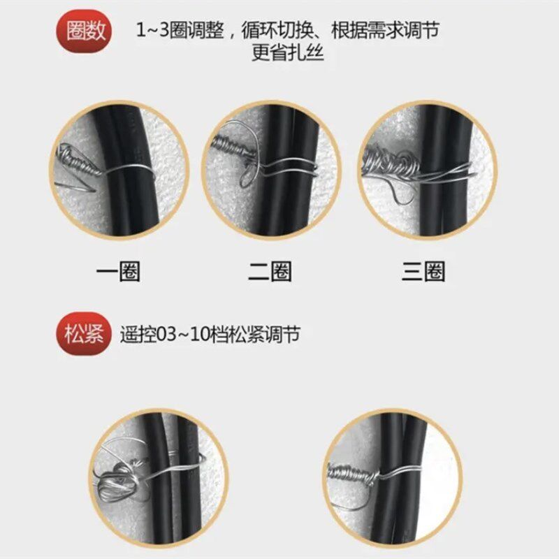 全自动光缆附挂机智能线缆捆扎机绑线神器高空架线捆扎光纤挂线