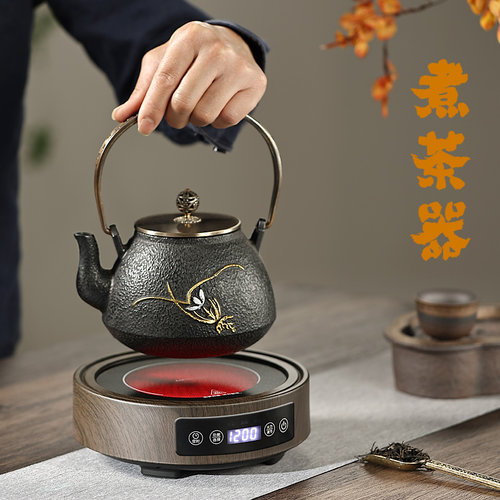 新款小茶炉电陶炉家用迷你多功能加热烧水玻璃茶壶养生煮茶器