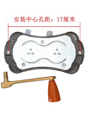改装晾衣架手摇器加长钢丝绳双杆阳台晒衣架升降器摇手器配件通用