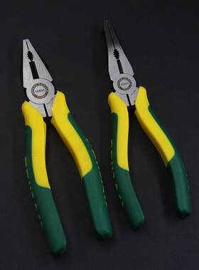 飞豹工具钢丝钳 尖嘴钳 五金工具防滑手柄老虎钳子克丝钳6寸 8寸