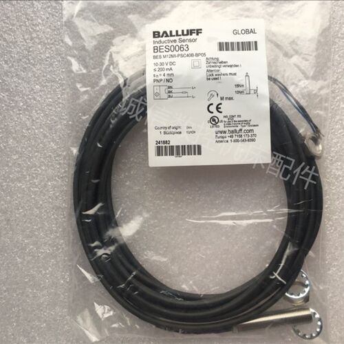 全新巴鲁夫电感式接近开关BES0063 BESM12MI-PSC40B-BP05传感器