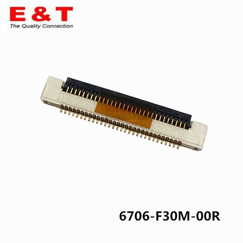 ENTERY恩得利6706-F30M-00R连接器 0.5FPC 30P翻盖镀金H1.2  现货
