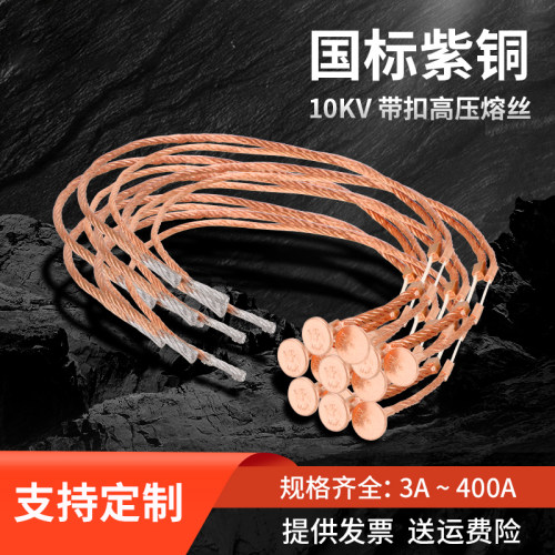 国标带扣高压熔丝10KV跌落式熔断器5A20A50A100A令克变压器保险丝