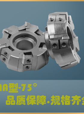 可转位端面刀盘精工75度铣刀盘63 80 100 125 160 200 250 315