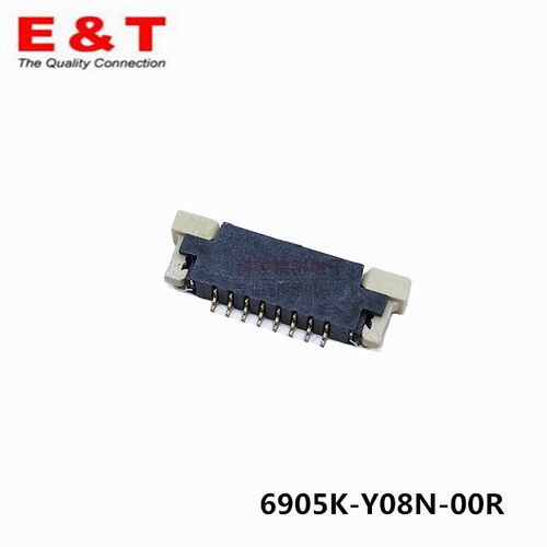 ENTERY恩得利6905K-Y08N-00R 连接器 1.0FPC 8P上接H=2.0镀金现货