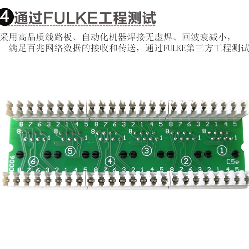 AMP安普型cat6网线配线架六类24口网络配线架19英寸配线架理线架