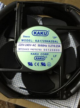 全新台湾KAKU卡固风扇KA1725HA2SAT/SAL/BAT/BAL 220V 17251