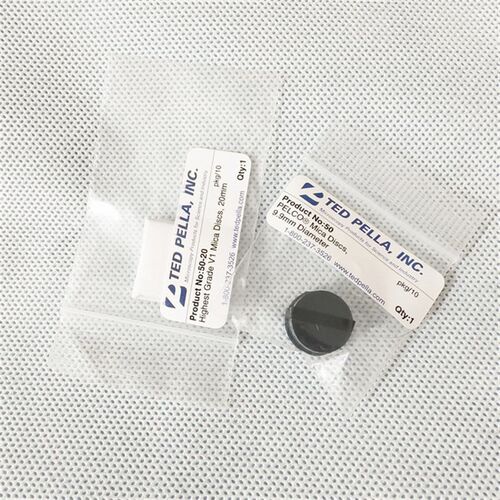 V1等级云母方形圆形云母片AFM专用基底材料直径10到12mm