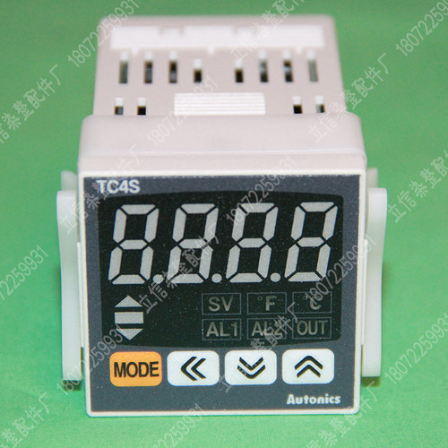 温度控制器TC4S-24R  PT100输入 ALL+AL2+主输出,100-240V电源