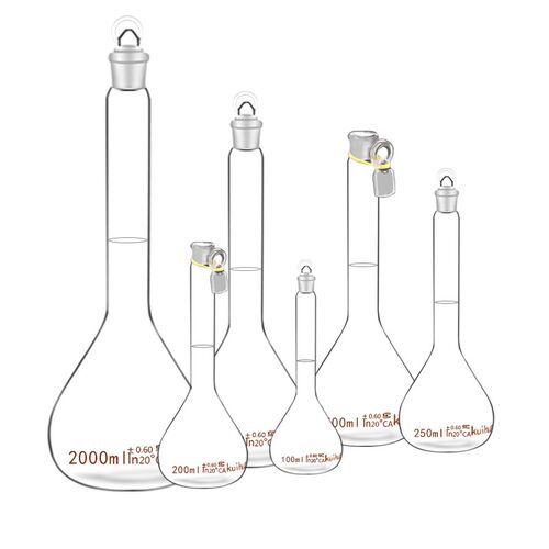 葵花牌玻璃容量瓶25ml50ml100ml250ml500定量瓶当量瓶A级过检