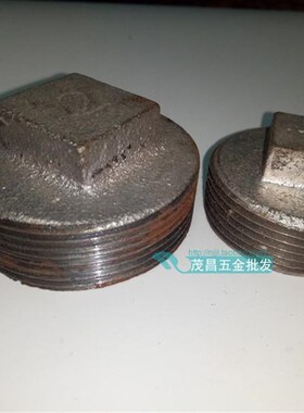 管堵外丝堵头 丝堵4分6分1寸消防管喷淋管试压封头螺纹管堵65-100
