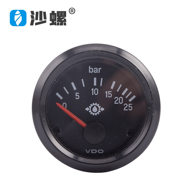 发动机组机油压力表VDO油压表0-25bar柴油发电机机油感应塞传感器