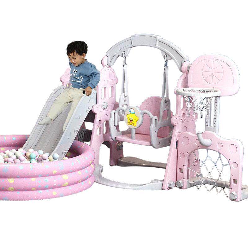 儿童室内户外家庭用宝宝楼梯带滑滑梯小孩秋千婴儿小型组合玩具
