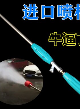 D13进口喷枪 农用高压喷雾枪 果树园林打药机防风雾化水枪可调节