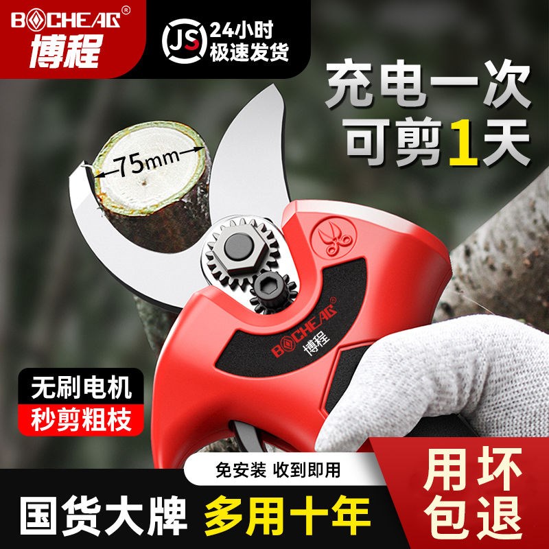德国进口【用坏包换】德国电动修枝剪果树枝剪刀充电式全自动园林