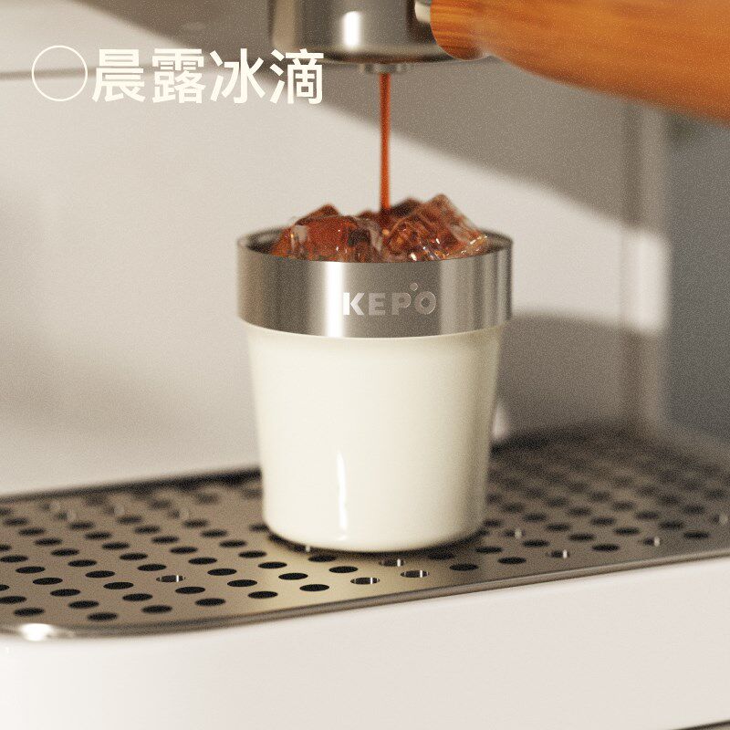 KEPO咖啡杯外出携带小保温杯迷你水杯女生高颜值小容量随行杯子