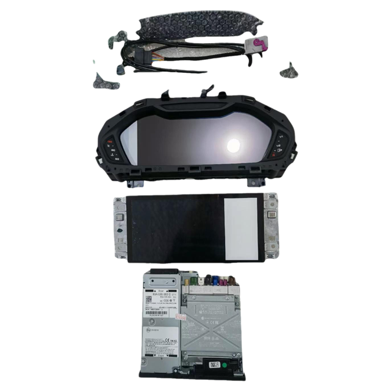 适用于奥迪Q3L升级高配的12寸液晶仪表  高配主机  大屏 导航系统