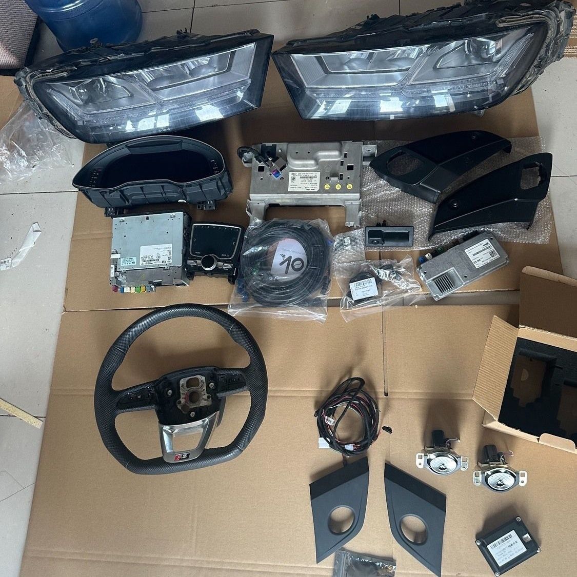 奥迪A4L A5 Q5L A6L A7 A8L Q7TT 全车电器全车电脑版大灯尾灯