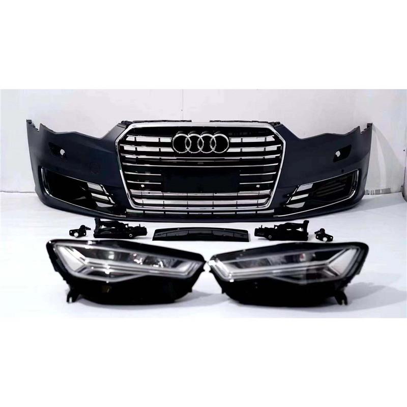 适适用于A6L C7升级新款C7PA前后包围 运动款包围LED大灯尾灯