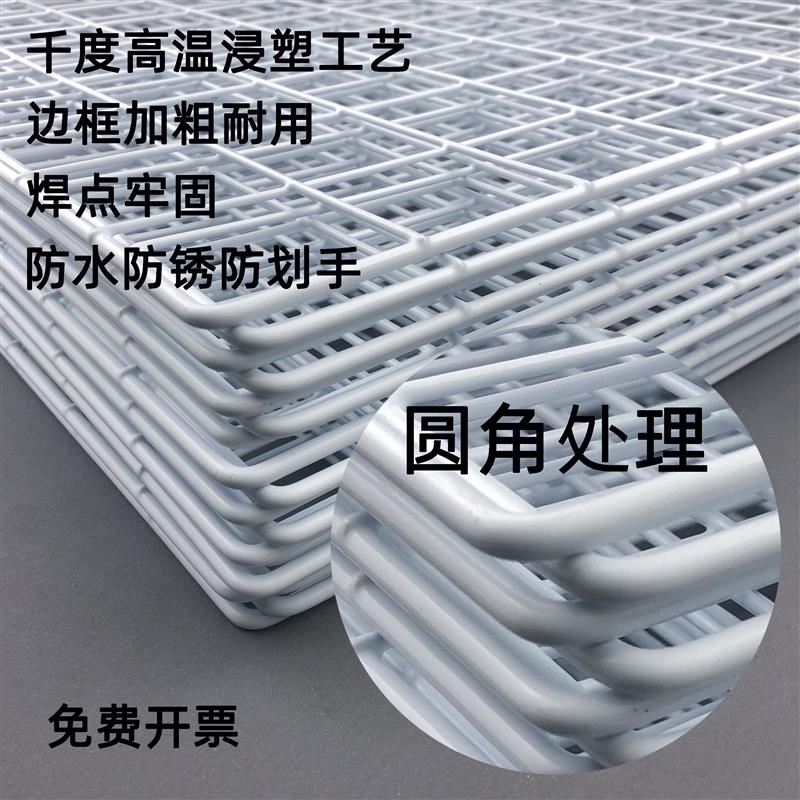 零食置物架子白色陈列墙网红泡面小食堂大号尺寸网格展示货架挂篮图片