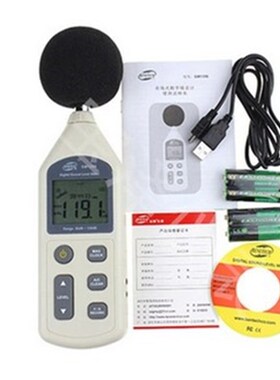 标智GM1356声级计 数字噪音计dB分贝仪 音量测试仪 USB连接