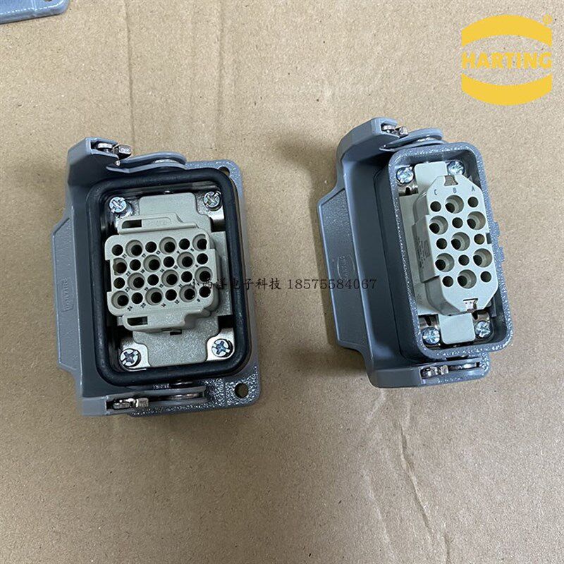 HARTING哈丁重载连接器浩亭插头 15针24芯母座冷压 发那科FANUC