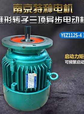 南京特种电机YEZ112S-4/3.0KW摆线针轮减速机YEZ电机YEZ112L4.5KW
