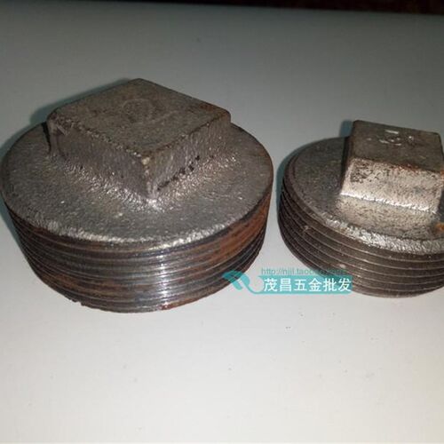 管堵外丝堵头 丝堵4分6分1寸消防管喷淋管试压封头螺纹管堵65-100