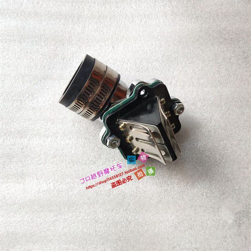 2冲踏板摩托车JOG50CC 风帆90印王 改装化油器接口化油器加大岐管