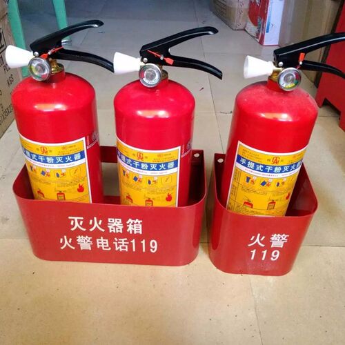 挂墙灭火器箱干粉灭火器箱放2位 放1位消防灭火器箱