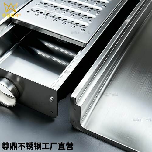 3沟GB-ZDG-S04不钢地锈沟成品型排水槽餐饮厨房明下水道水沟格栅