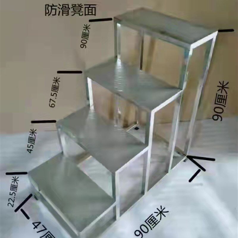 工业室外加宽防滑不锈钢二三四五步楼梯凳仓库家用脚踏台阶洗车凳